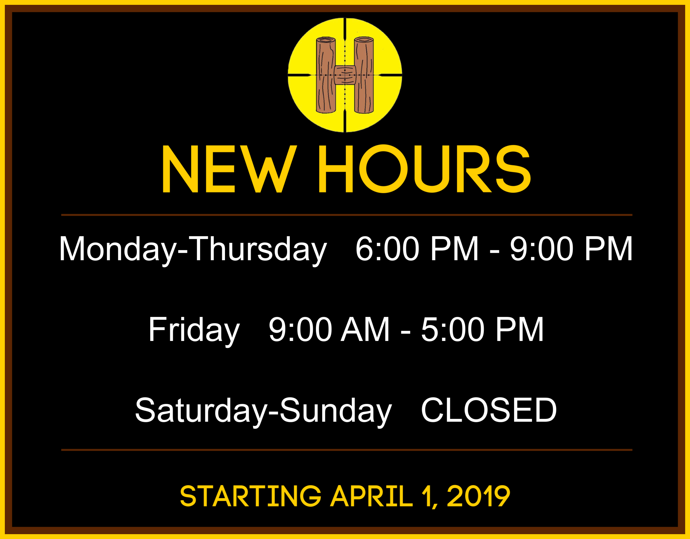 New Hours